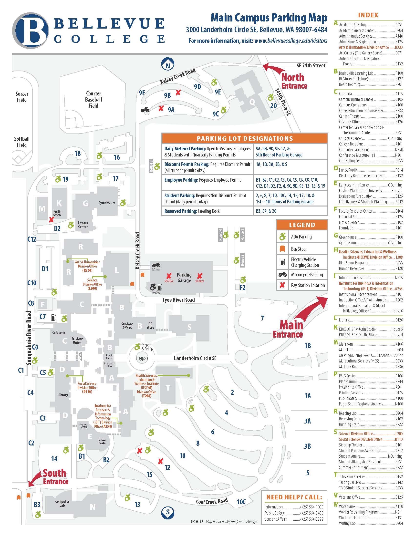 Bellevue College Main Campus Permit Parking - Home